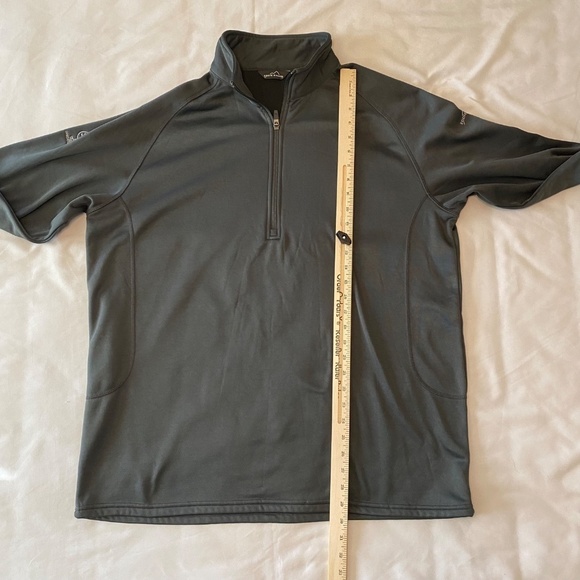 Eddie Bauer‎ Quarter Zip Pullover-Charcoal Grey-Size 2XL - Picture 4 of 11